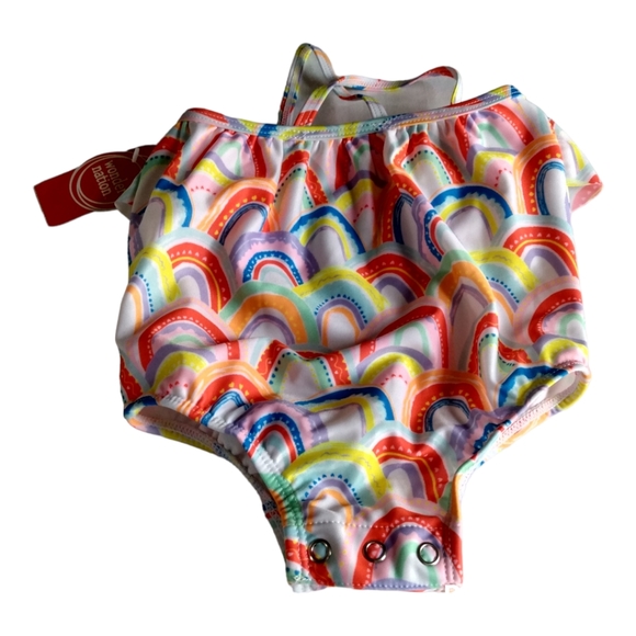 Infant Rainbow One Piece Swimsuit size 12 months. - Picture 3 of 3